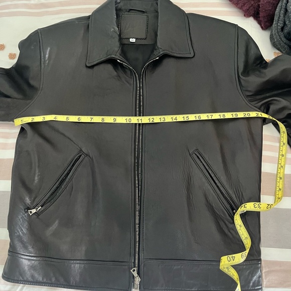 Tail Sleek Black Leather Jacket vintage brand new - Picture 13 of 14